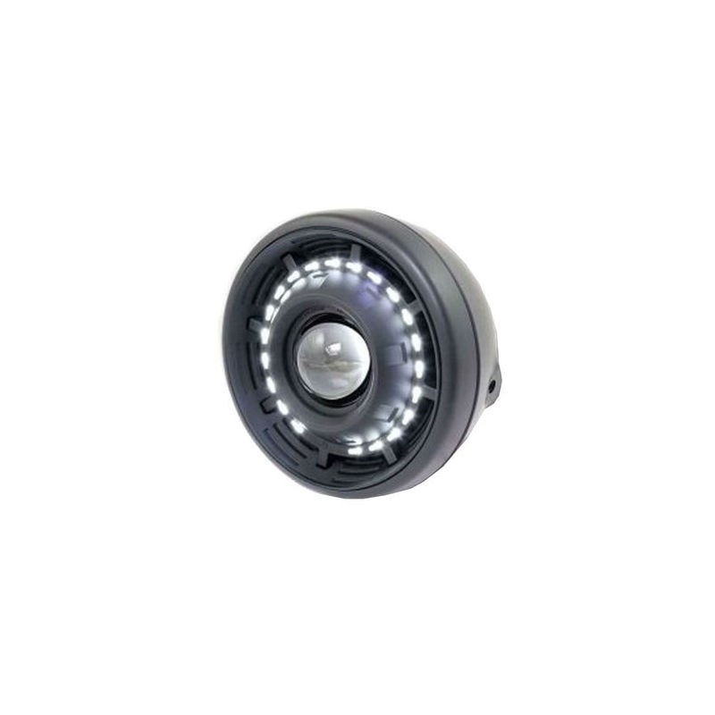 Optique de phare LED noir Conor MAD | Modification Motorcycles