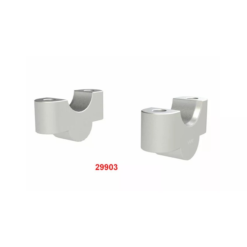 Réhausseur de guidon +25mm Hornig pour BMW S 1000 XR 1