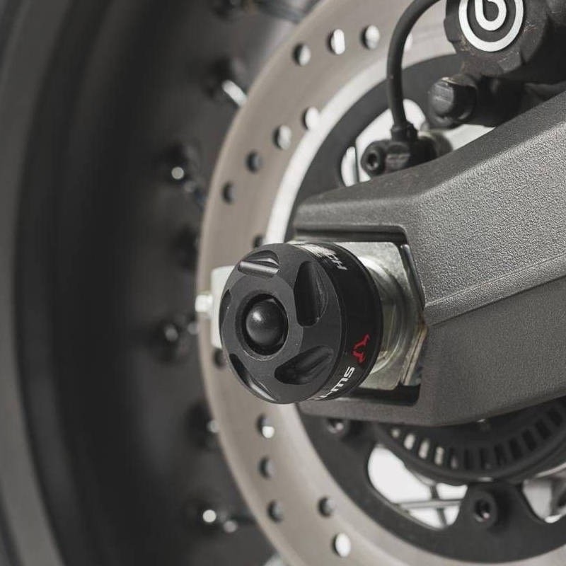 Protection axe roue AR SWMotech Ducati Scrambler | Modif Moto
