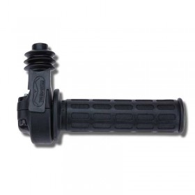 Poignée de gaz Domino Daytona noire pour bi-cylindre image 1