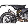 Silencieux tricone carbone titane Ducati desert x