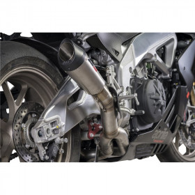 Silencieux titane gunshot racing aprilia rsv4 tuono