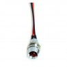 Diodes témoins chromées (x4) rouge