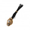 Bouton poussoir Deluxe Line simple en laiton brut