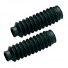 Soufflets de fourche Ø43mm - 460mm CEMOTO noir | Modif Moto