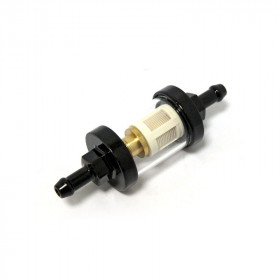 Filtre à essence ?6,35mm (1/4") transparent corps noir