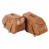 Sacoches Buffalo 30L C-Bow cuir marron (la paire) image 2