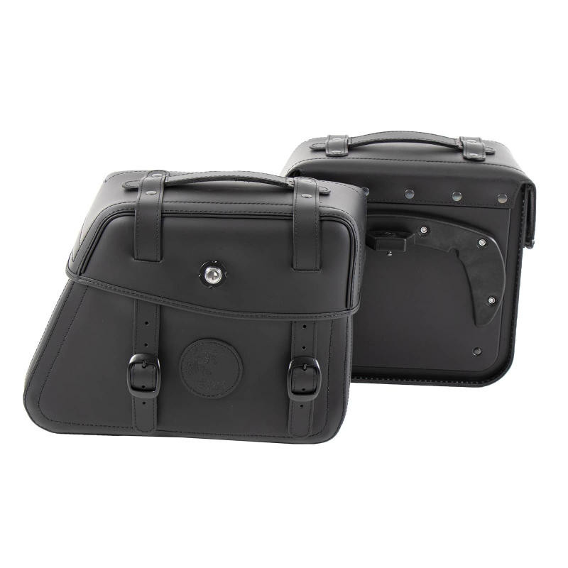 Sacoches Rugged C-Bow cuir noir classique (la paire) image 1