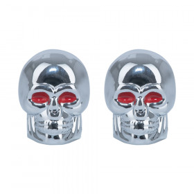Tete de Mort Bouchons de Valves Silver OXFORD