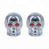 Tete de Mort Bouchons de Valves Silver OXFORD