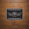 Plaque Métallqiue Garage: BORN TO RIDE OXFORD