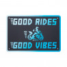 Plaque Métallqiue Garage: GOOD VIBES OXFORD