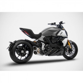 Kit échappement + raccord inox Zard Ducati Diavel 1260 2019-2021 image 1