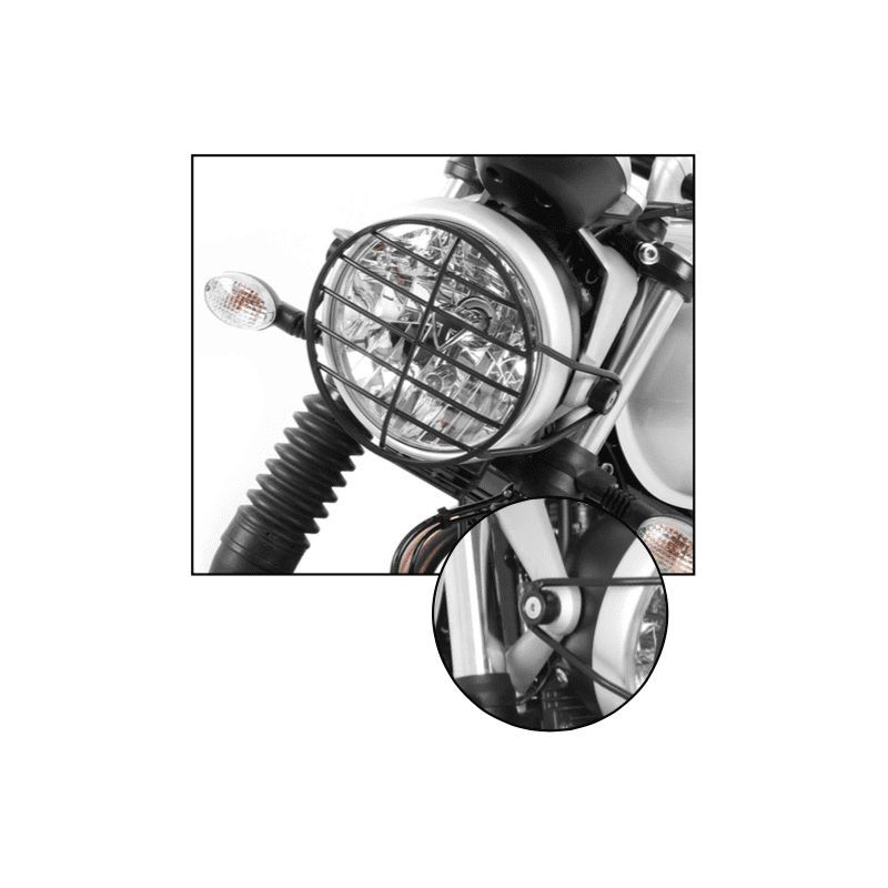 Grille de protection de phare pour Triumph Street Twin