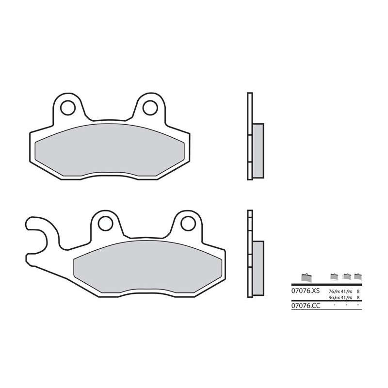 Plaquette frein BREMBO Scooter carbone céramique | Modif Moto