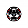 Sticker de bouchon de réservoir pour Triumph Street Triple 2017 - 2019 noir