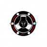 Sticker de bouchon de réservoir pour Triumph Street Triple 2017 - 2019 rouge