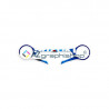 Sticker de té de fourche pour Suzuki GSX-R / R 1000 2017 - 2019 bleu