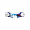 Sticker de té de fourche pour Suzuki GSX-R / R 1000 2005 – 2006 bleu