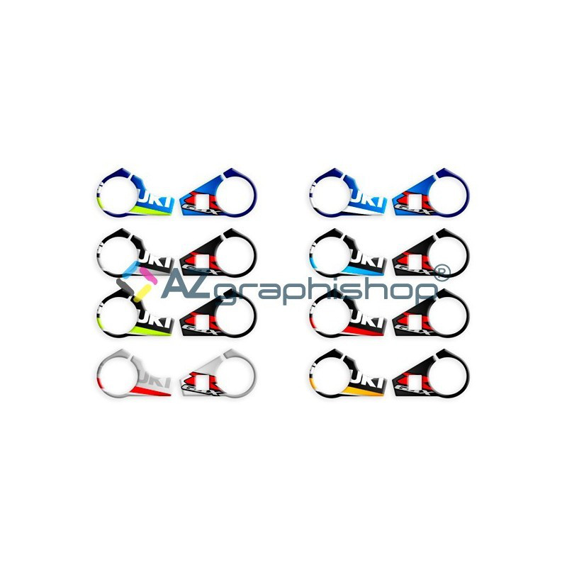 Sticker de té de fourche pour Suzuki GSX-R / R 1000 2009 - 2017