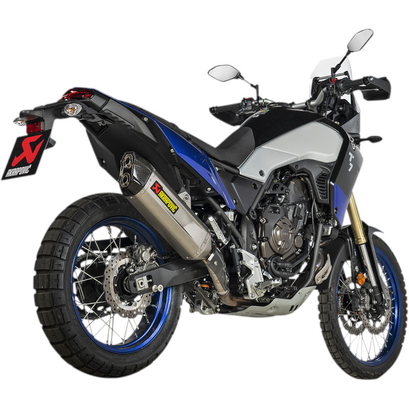 Silencieux Slip-On Akrapovic titane pour Yamaha Ténéré 700 2019 - 2023 1