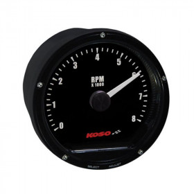 Compte-tours koso noir 8000 RPM image 1
