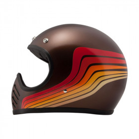 Casque intégral DMD Seventy Five "75" Brown Waves 1