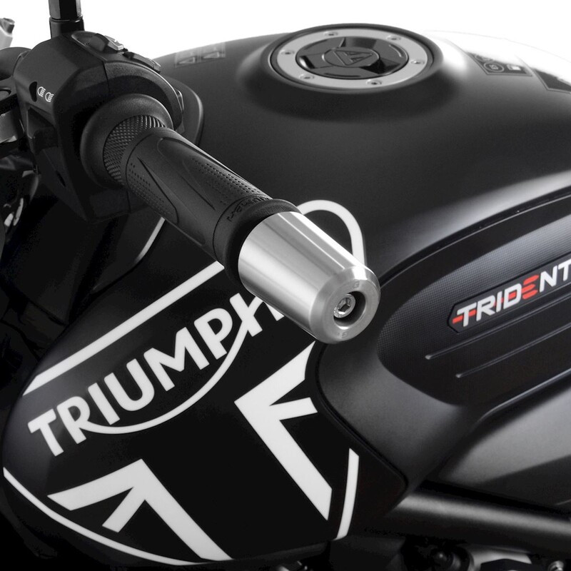 Embouts de guidon R&G RACING Inox Triumph image 1