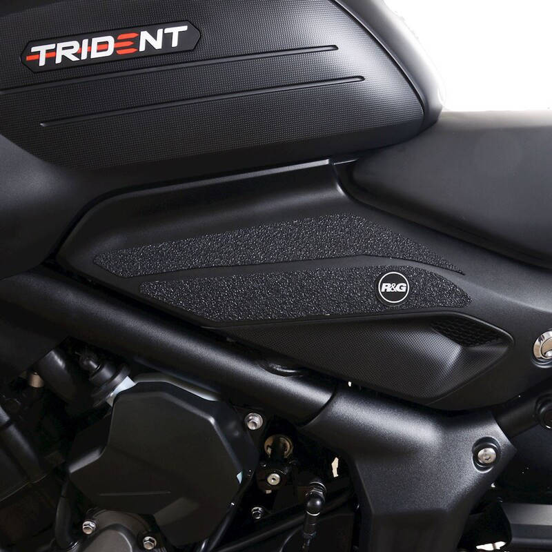 Kit grip de réservoir R&G Racing 4 pièces noir Triumph Trident 660 image 1