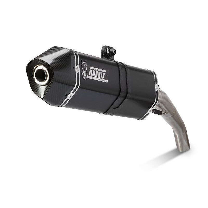 Silencieux Speed Edge noir MIVV pour Honda CRF1000L Africa Twin 2016 - 2019
