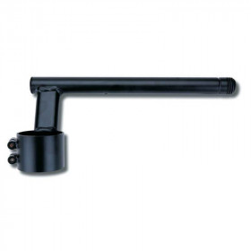 Demi-guidons Tommaselli acier noir 50mm