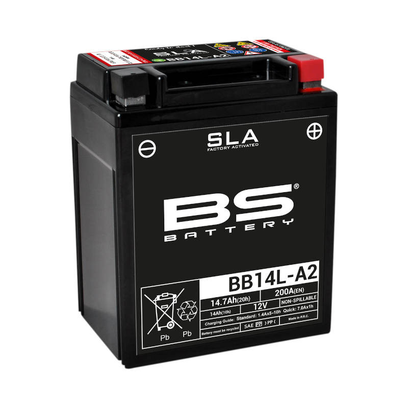 Batterie Plomb BTX14AHL BS Battery | Modif Moto