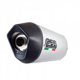 Silencieux Furore Argent GPR Exhaust pour Moto Morini X-Cape 650 1