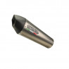 Silencieux GP EVO4 GPR Exhaust pour Moto Morini X-Cape 650 argent 2