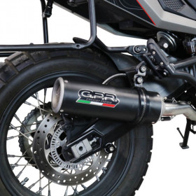 Silencieux M3 GPR Exhaust pour Moto Morini X-Cape 650 noir 1