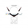 Protège réservoir Moto Morini X-Cape 650 2021 - 2022 blanc