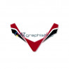 Stickers de carénage avant pour Moto Morini X-Cape 650 2021 - 2022 blanc