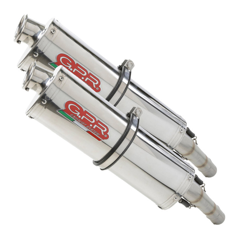 Siencieux Trioval GPR Exhaust pour Yamaha XJR 1200 4PU / 4RB 1995 - 1997 1