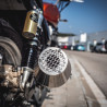 Silencieux Ultracone Café Racer GPR Exhaust pour Yamaha XV 1100 Virago 1986 - 1999 chrome 3