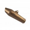 Silencieux Vintavoge Café Racer GPR Exhaust pour Yamaha XV 1100 Virago 1986 - 1999 bronze 1
