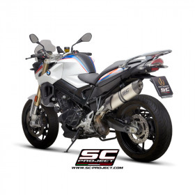 Silencieux Oval titane SC Project BMW F 800 R 2017 - 2019 titane 1