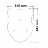 Pare-brise bas Isotta pour Moto Morini X-Cape 650 3