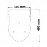 Pare-brise moyen Isotta pour Moto Morini X-Cape 650 3