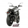 Ligne d'échappement complète SC Project avec silencieux CR-T 2 en 1 Yamaha XSR700 image 2