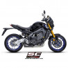 Silencieux STR-1 inox et carbone SC Project Yamaha MT-09 2021+ image 3