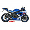 Silencieux ovale SC Project Suzuki GSX-R 600 et GSX-R 750 2008-2010 image 4