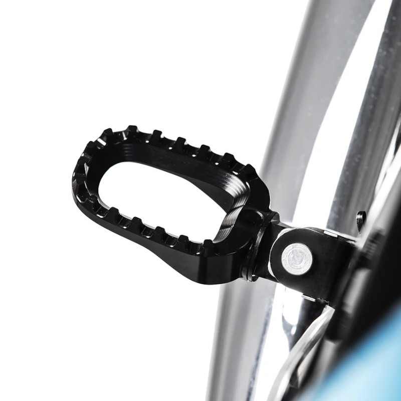 Reposes-pieds Scrambler Universel Le Motographe noir 1