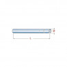Tube de fourche Brazoline Honda XL 600 V Transalp 1