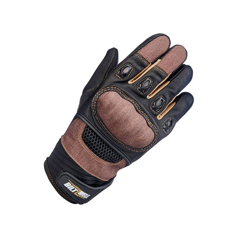 Gants Biltwell Bridgeport noir/chocolat image 1