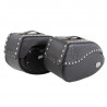 Sacoches Ivory C-Bow cuir noir (la paire) | Hepco&Becker
